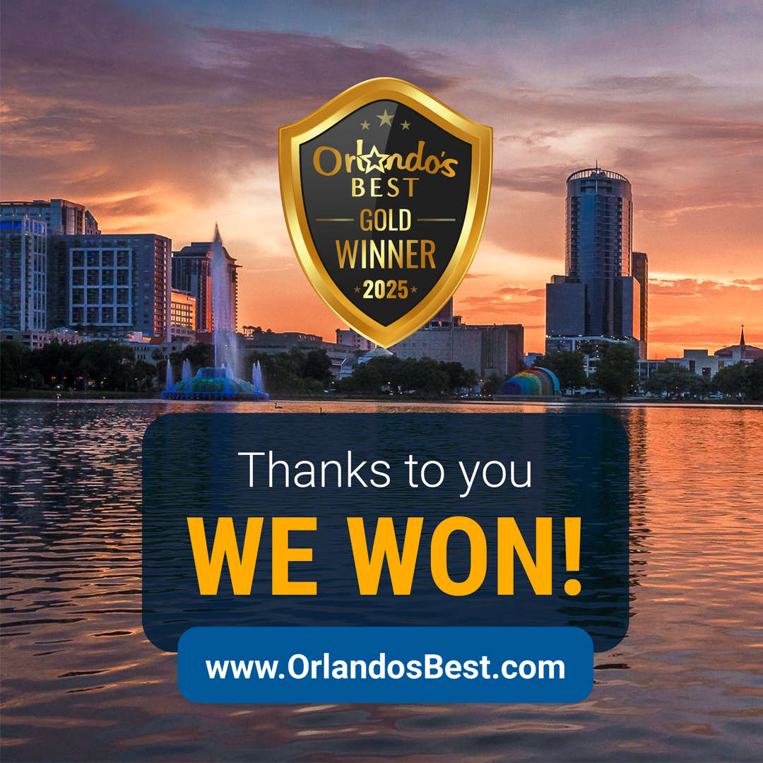 2025 Orlandos Best Gold Winner - Thank you to the people of Orlando